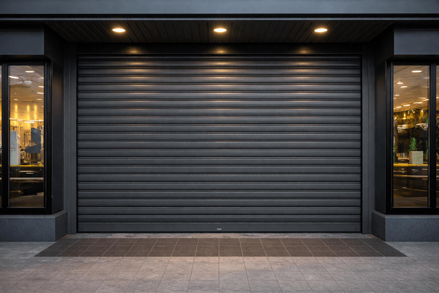 Portas de aço de enrolar para comércio